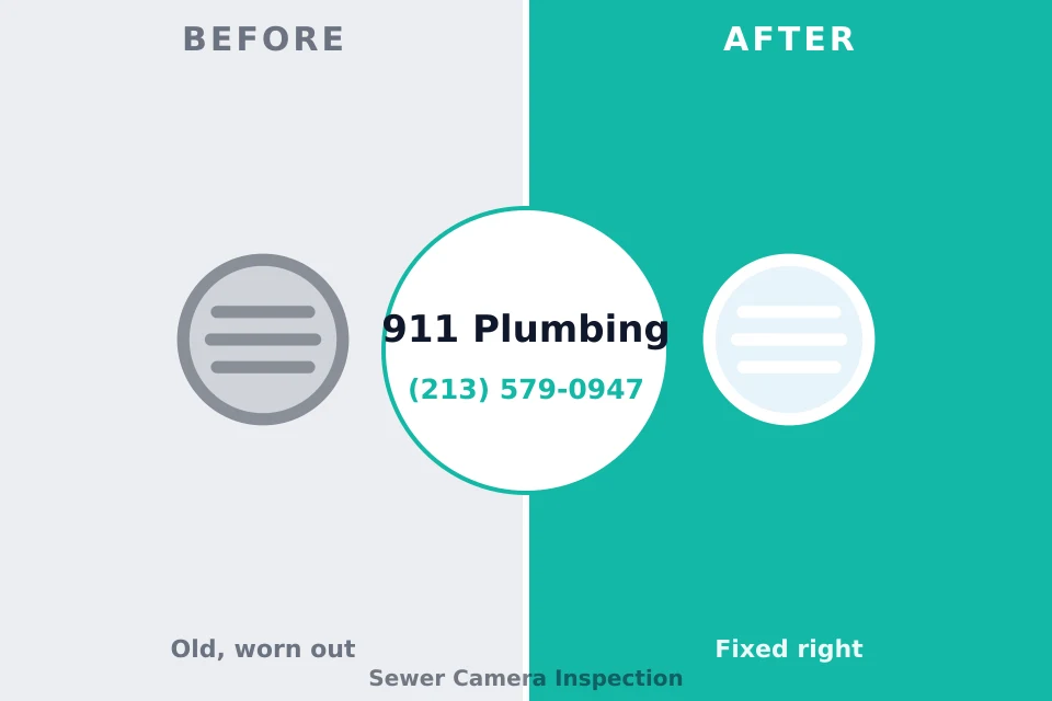 Before and after: plumbing company Bothell East, WA